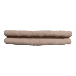 Cuscino paraspifferi effetto lino (80 cm) Alfred Beige