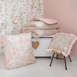 Cuscino per bambini Quadrato in Cotone (40 x 40 cm) Pimprenelle Rosa