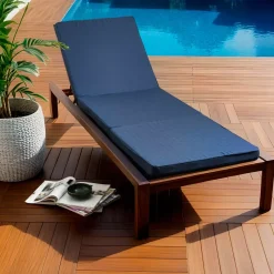 EMINZA Cuscini Lettini Da Spiaggia|Cuscini Per Lettini E Accessori-Cuscino per lettino prendisole sfoderabile (190 x 60 cm) Sunset