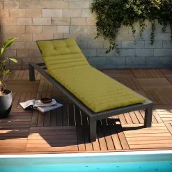 EMINZA Cuscini Lettini Da Spiaggia|Cuscini Per Lettini E Accessori-Cuscino per lettino prendisole trapuntato (180 x 60 cm)