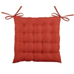 Cuscino per sedia Béa 16 punti Terracotta