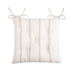 Cuscino per sedia da esterno tela di cotone (40 x 40 cm) Ocealys Beige