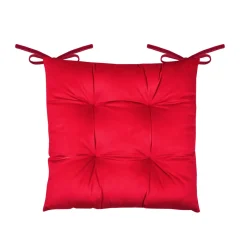 STOF Plaid E Cuscini Di Natale-Cuscino per sedia natalizio quadrato velluto (38 x 38 cm) Harold