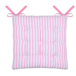 Cuscino per sedia quadrato in cotone (40 x 40 cm) Bardot Rosa