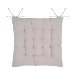Cuscino per sedia quadrato in cotone (38 x 38 cm) Tilda Ecru