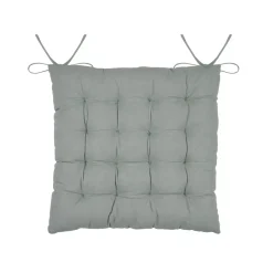 Cuscino per sedia quadrato in cotone (38 x 38 cm) Yuki Beige