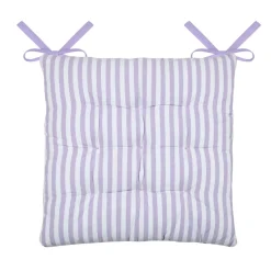 Cuscino per sedia quadrato in cotone (40 x 40 cm) Bardot Viola