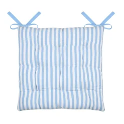 Cuscino per sedia quadrato in cotone (40 x 40 cm) Bardot Azzurro