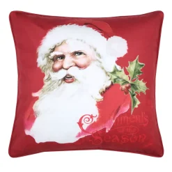 STOF Plaid E Cuscini Di Natale-Cuscino quadrato (40 cm) Oswald velluto e bianco
