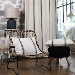 LOVELY CASA Cuscini E Fodere-Cuscino quadrato cotone (50 cm) Montauban
