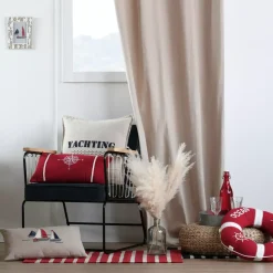 Cuscino quadrato di cotone (50 x 50 cm) Fregate Beige
