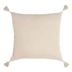 Cuscino quadrato garza di cotone (40 cm) Gaïa Beige pampa