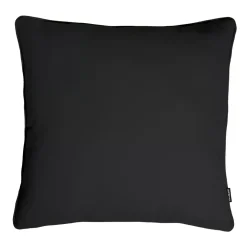 Cuscino quadrato in cotone (60 x 60 cm) Pixel Nero