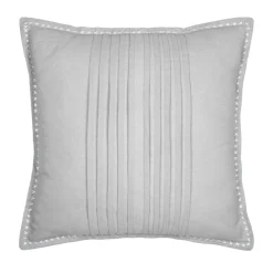 Cuscino quadrato in cotone (50 x 50 cm) Joséphine Grigio chiaro