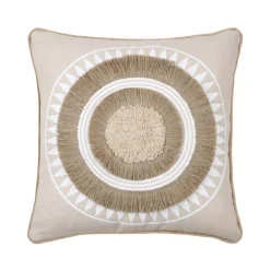 Cuscino quadrato in cotone (40 x 40 cm) Mekong Beige