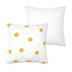 STOF Cuscini E Fodere-Cuscino quadrato in cotone (45 x 45 cm) Camille