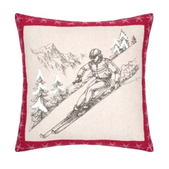 STOF Cuscini E Fodere-Cuscino quadrato in cotone (45 x 45 cm) Villard