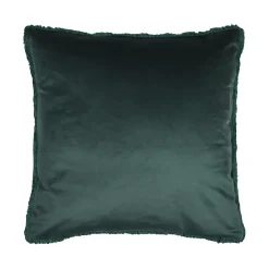 Cuscino quadrato in finta pelliccia (45 x 45 cm) Timmy Verde smeraldo