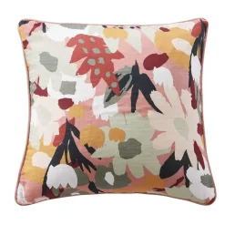 Cuscino quadrato in garza di cotone (45 x 45 cm) Azel Multicolore