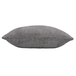 Cuscino quadrato in velluto (45 x 45 cm) Leo Grigio Antracite