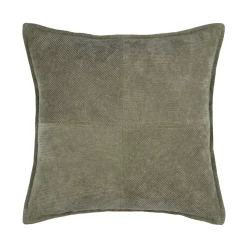 Cuscino quadrato in velluto (45 x 45 cm) Dandy Verde cachi