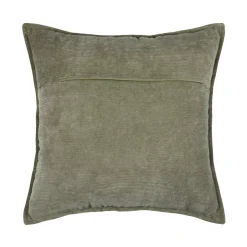 Cuscino quadrato in velluto (45 x 45 cm) Dandy Verde cachi