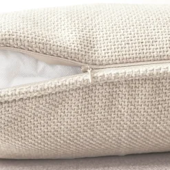 Cuscino quadrato tessuto (45 x 45 cm) Alba Beige