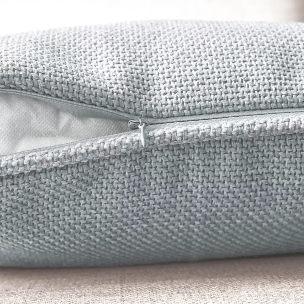 Cuscino quadrato tessuto (45 x 45 cm) Alba Grigio