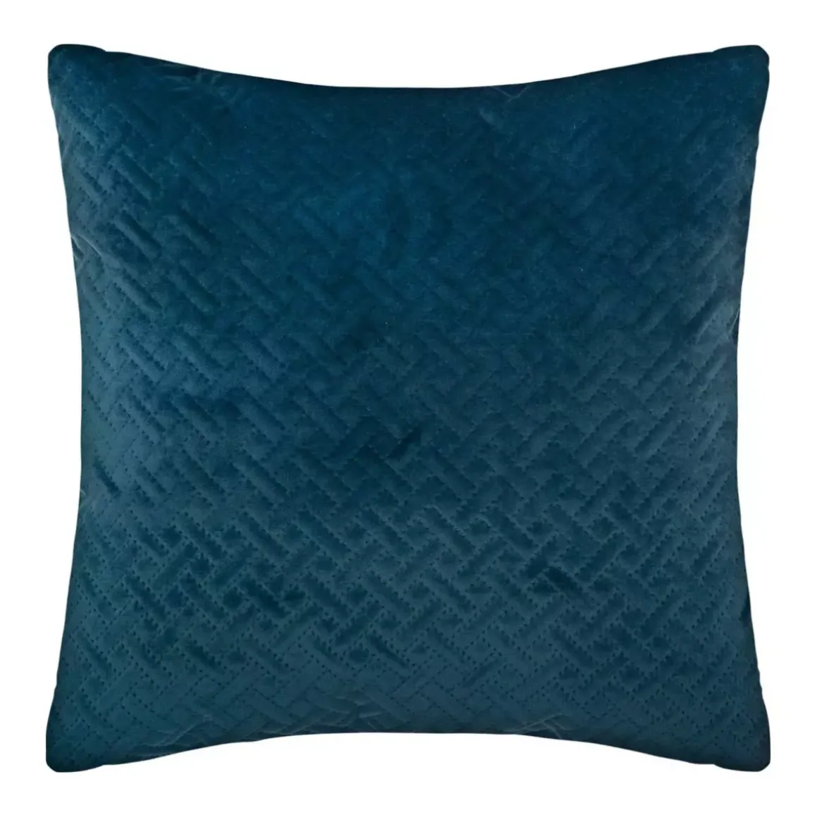 Cuscino quadrato velluto (40 x 40 cm) Dolce Blu ottanio
