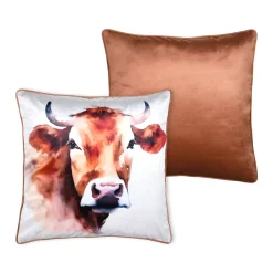 STOF Cuscini E Fodere-Cuscino quadrato (50 x 50 cm) Fernande Marrone