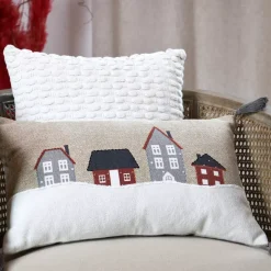 Cuscino rettangolare cotone (50 cm) Cornouailles Beige