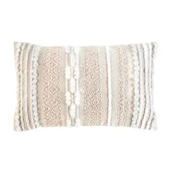 Cuscino rettangolare cotone (30 x 50 cm) Blanca Beige