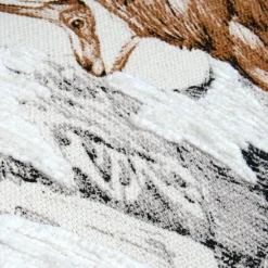 Cuscino Rettangolare Cotone (40 x 60 cm) Wildforest Camel