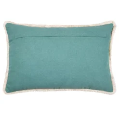 Cuscino rettangolare in cotone (35 x 50 cm) Barbados Verde celadon