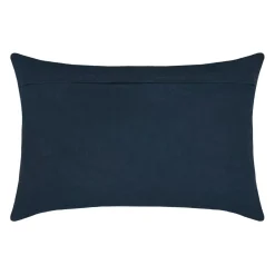 Cuscino Rettangolare in cotone (40 x 60 cm) Bordemer Blu navy