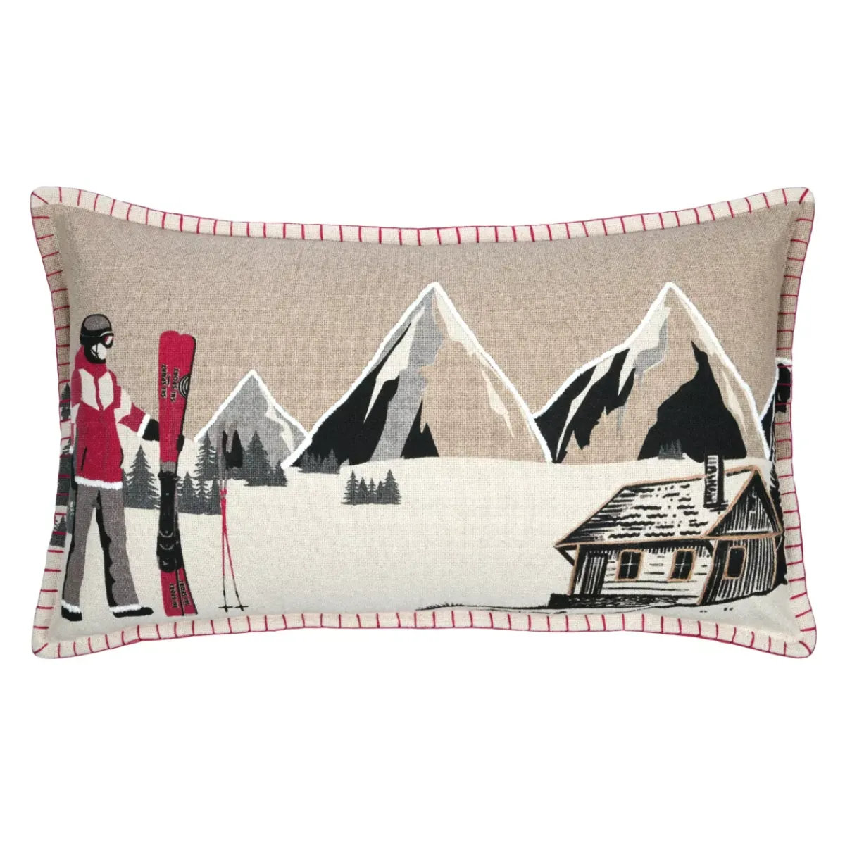 STOF Cuscini E Fodere-Cuscino rettangolare in cotone (35 x 60 cm) Villard