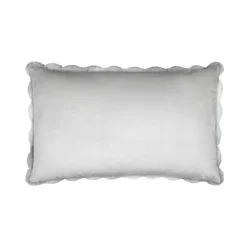 Cuscino rettangolare in finta pelliccia (50 x 80 cm) Nebraska Grigio perla
