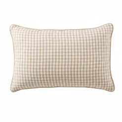 Cuscino rettangolare in garza di cotone (40 x 60 cm) Gaïa vichy Corda