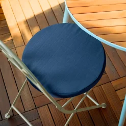 Cuscino rotondo per sedia da esterno (40 cm) Sunset Blu notte