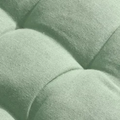 Cuscino rotondo per sedia in cotone (40 cm) Pixel Verde menta