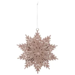 FEERIC LIGHTS Addobbi Natalizi-Decorazione da appendere di Natale (D12 cm) Stella eterna glitterata
