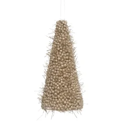 FEERIC LIGHTS Addobbi Natalizi-Decorazione da appendere di Natale (H15 cm) Albero artistico Champagne