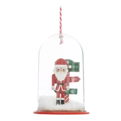 FEERIC LIGHTS Addobbi Natalizi-Decorazione da appendere di Natale (H9 cm) Campana di Babbo Natale