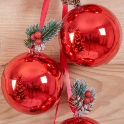 FEERIC LIGHTS Decorazioni E Oggetti Natalizi-Decorazione da appendere di Natale decorazione (H22 cm) Sfere Lusso