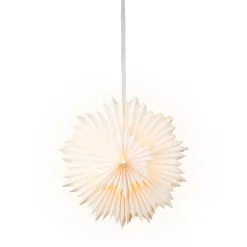 KAEMINGK Decorazioni E Oggetti Natalizi|Oggetti Decorativi E Illuminati-Decorazione da appendere luminosa in carta LED (D40 cm) Origami Star caldo
