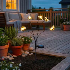 KAEMINGK Luci Per Esterno-Decorazione luminosa Solare con picchetto (H60 cm) Api