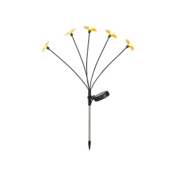 KAEMINGK Luci Per Esterno-Decorazione luminosa Solare con picchetto (H60 cm) Margherite e bianco caldo
