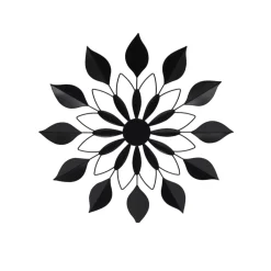 EMINZA Quadri & Decorazioni Murali-Decorazione murale in metallo (D71 cm) Fiore