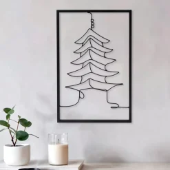 EMINZA Quadri & Decorazioni Murali-Decorazione murale in metallo (Alt 45 cm) Tempio