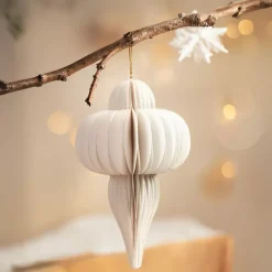 KAEMINGK Addobbi Natalizi|Decorazioni E Oggetti Natalizi-Decorazione natalizia da appendere in carta (H20 cm) con chiusura magnetica